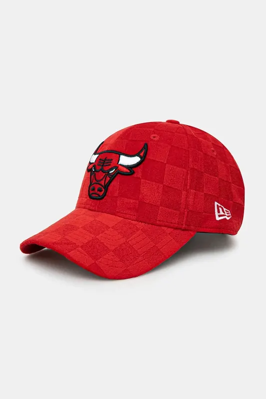 New Era czapka z daszkiem welurowa Tonal Check 940 Bulls