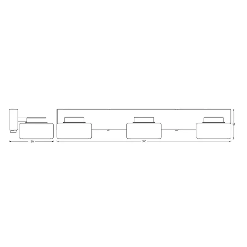LEDVANCE kinkiet LED Orbis Flame, 3-punktowy, chrom, IP44