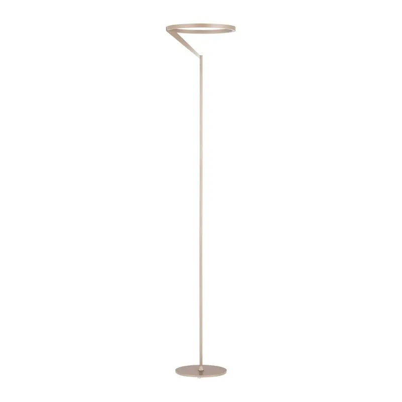 Aluminiowa lampa stojąca LED ze ściemniaczem w kolorze różowego złota (wysokość 168 cm) Tilia – Nova Luce