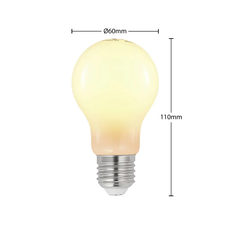 Żarówka LED E27 8W 2 700 K ściemniana opal 2 szt.