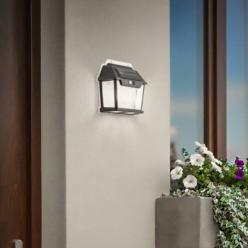 Kinkiet zewnętrzny LED Filo Double, czarny, IP44