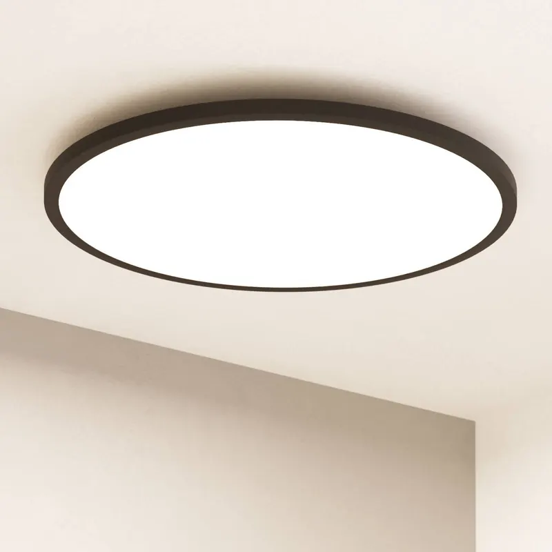 EGLO connect Sarsina-Z lampa sufitowa czarna Ø60cm