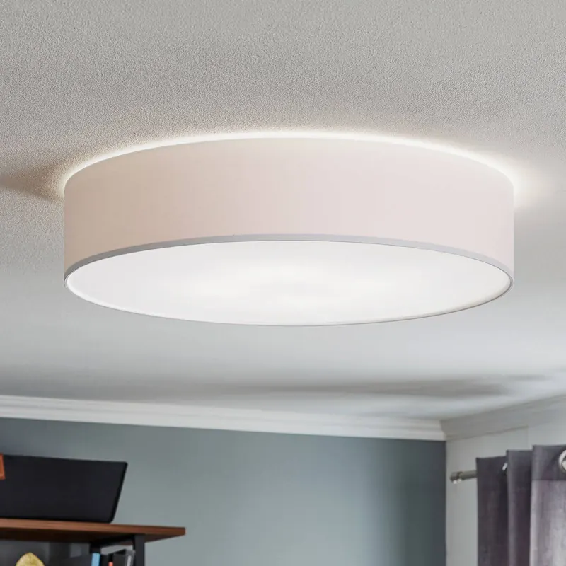 Lampa sufitowa Rondo, biała Ø 60 cm