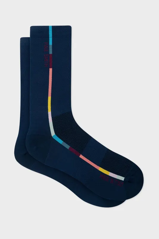 Paul Smith Men Sock Cycle Art Strp Very Dark Navy Maat: S | Sokken Outlet | Heren | Blauw
