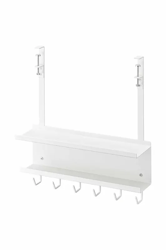 Yamazaki organizer na kable i router ze stali 40 x 11,5 x 43 cm