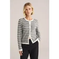 We Fashion Knitted Cardigan Blended Light Grey Maat: XS | Cardigans Outlet | Dames | Grijs