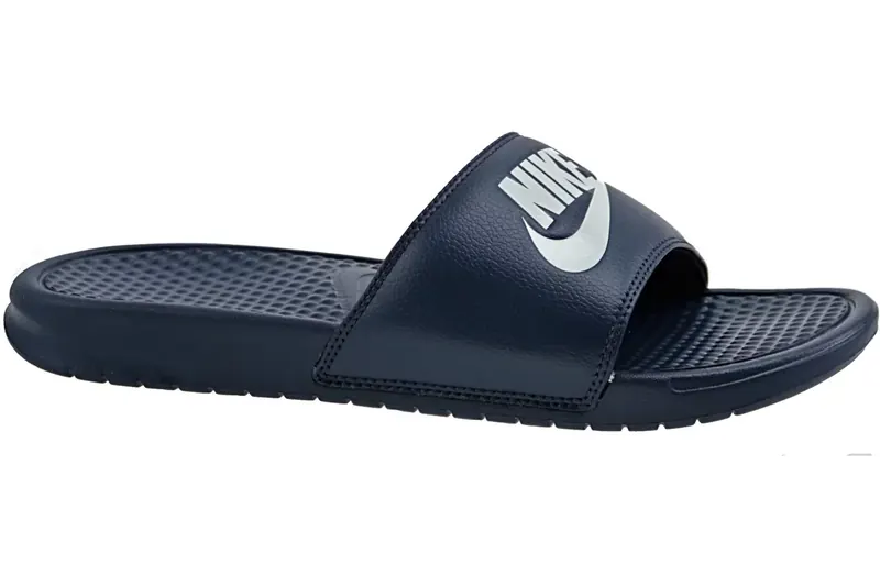 Nike Benassi JDI 343880-403, Męskie, Granatowe, klapki, syntetyk, rozmiar: 46