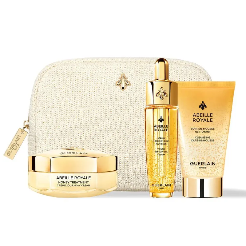 GUERLAIN Abeille Royale Age Defying Programme Honey Day Cream Treatment Zestaw do pielęgnacji twarzy