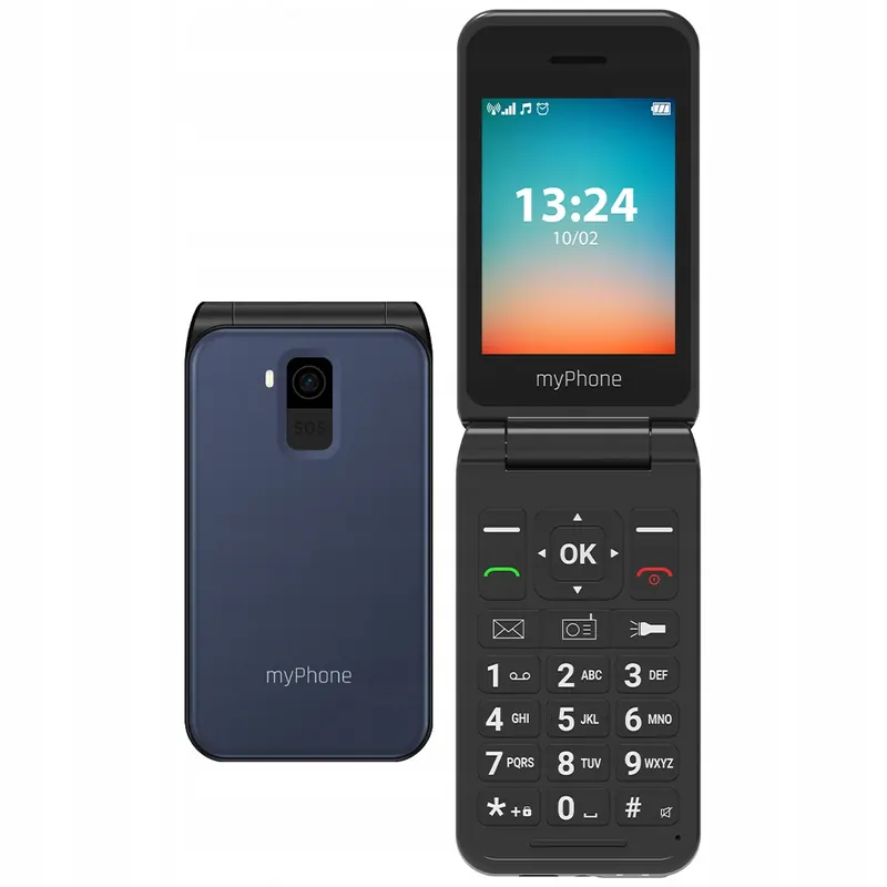 myPhone Flip Lte (Čierny) Single Sim 2.8" Tft 240x320/128MB/48MB Ram/sd Karta