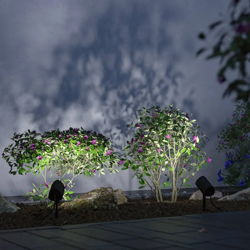 Paulmann Plug&Shine Shira earth spike spotlight ZigBee RGBW