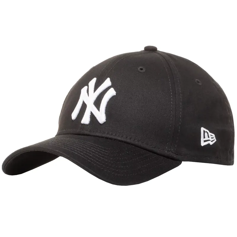 New Era 39THIRTY Classic New York Yankees MLB Cap 10145638, Męskie, Czarne, czapki z daszkiem, bawełna, rozmiar: S/M