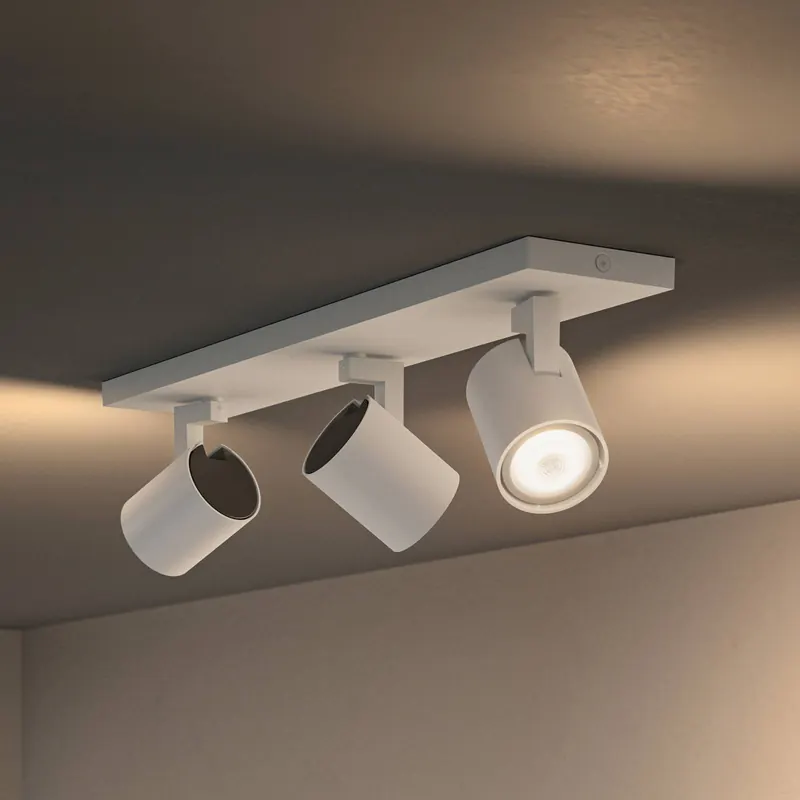 Spot LED Philips Hue Runner, 3-punktowa, ściemniacz, biały