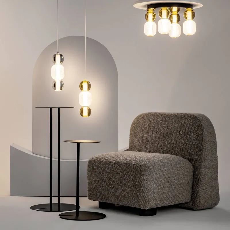 Lampa wisząca LED Maytoni Drop, kolor chrom, Ø 12 cm, szkło