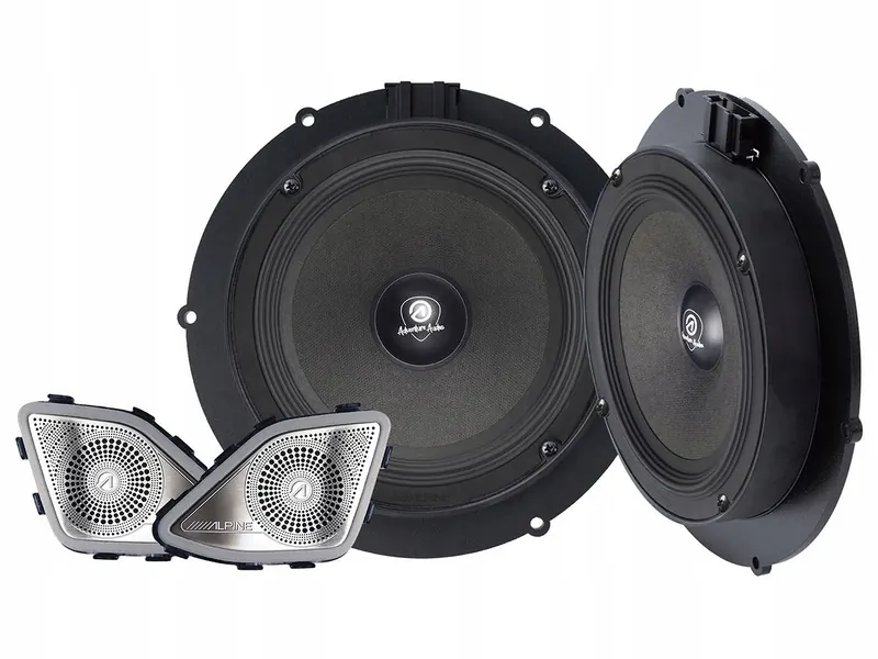Automobilové reproduktory 165 mm systém Alpine pre Volkswagen Rms 100 W Výkon 150 W