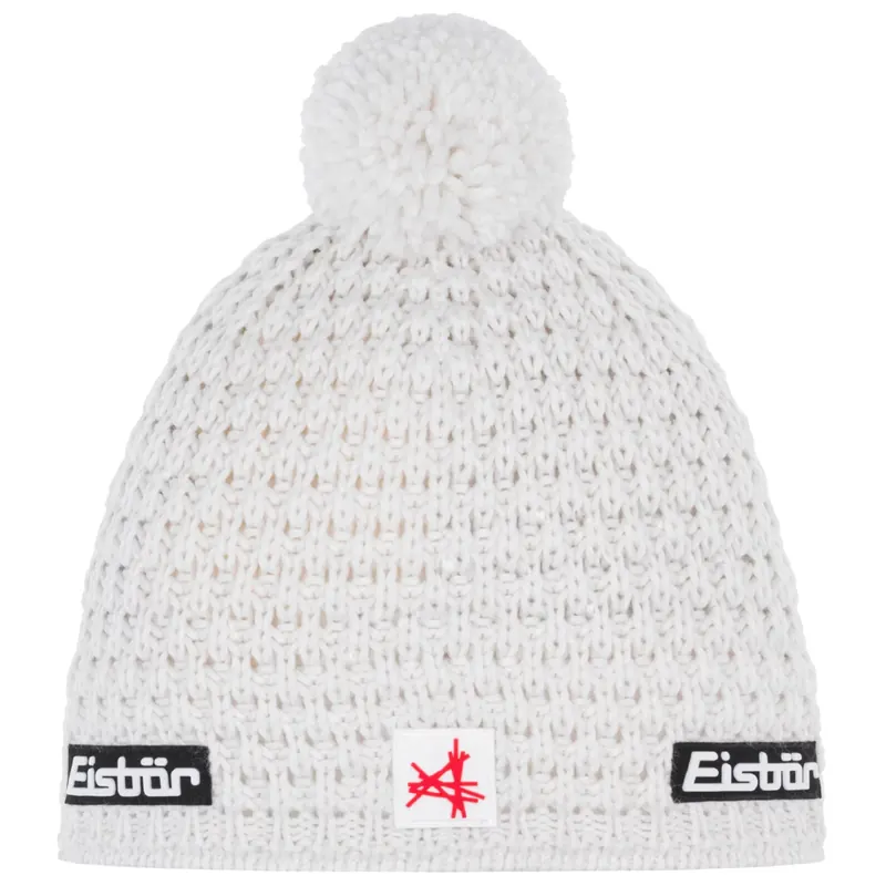 Eisbar Trail Pompon MÜ SA E33158-100, Damskie, Białe, czapki, Merino, rozmiar: One size
