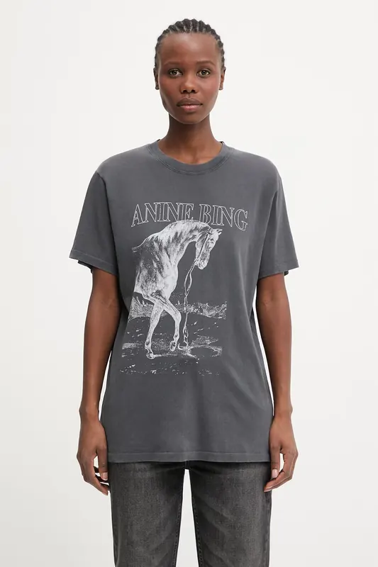 Anine Bing Lili t-shirt bawełniany damski