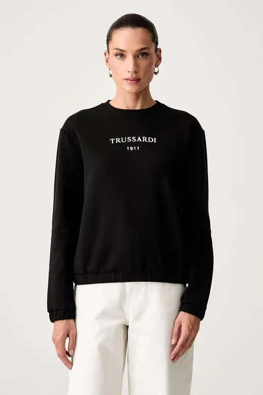 Trussardi bluza damska z bawełną