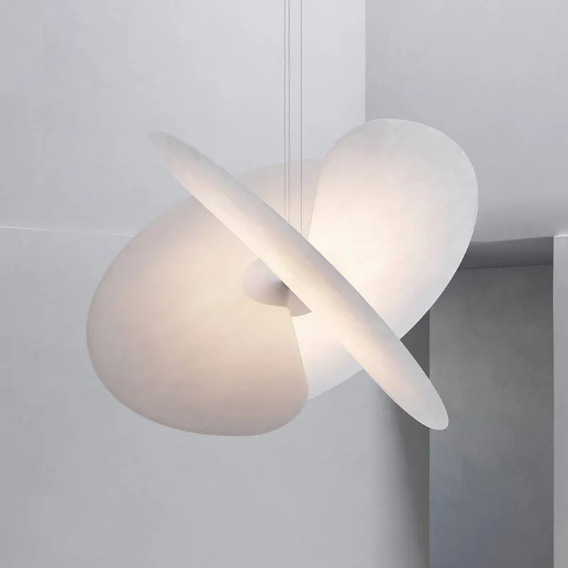 Luceplan Levante żyrandol LED biały Ø90cm 54W