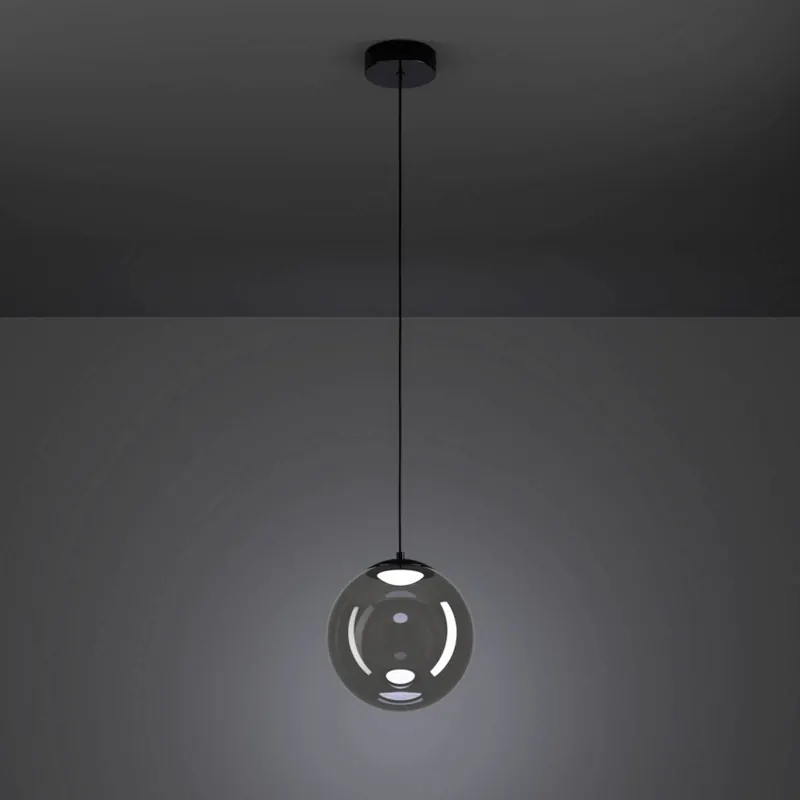 Żyrandol LED „Stars of Light” ANORIAS, czarna, Ø 25 cm, CCT
