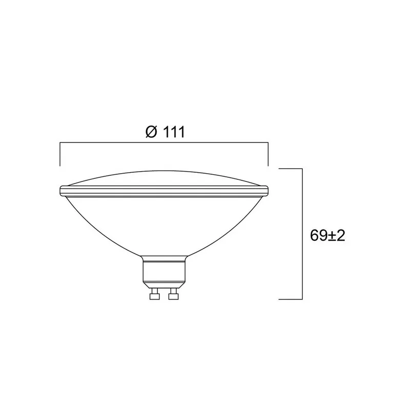 Żarówka LED RETRO, ES111, GU10 12 W 830 1150 lm ściemniany 25°