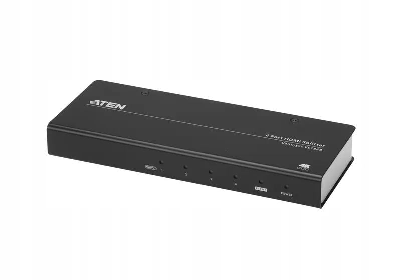 Rozdzielacz Hdmi Aten VS184B 4K Ultra Hd z 5 portami i metalową obudową