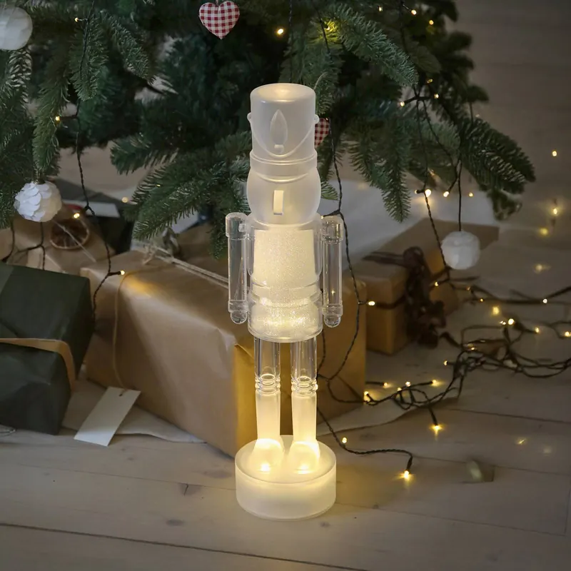 Oświetlenie dekoracyjne LED Douglas, przezroczysta/matowa, wysokość 53 cm
