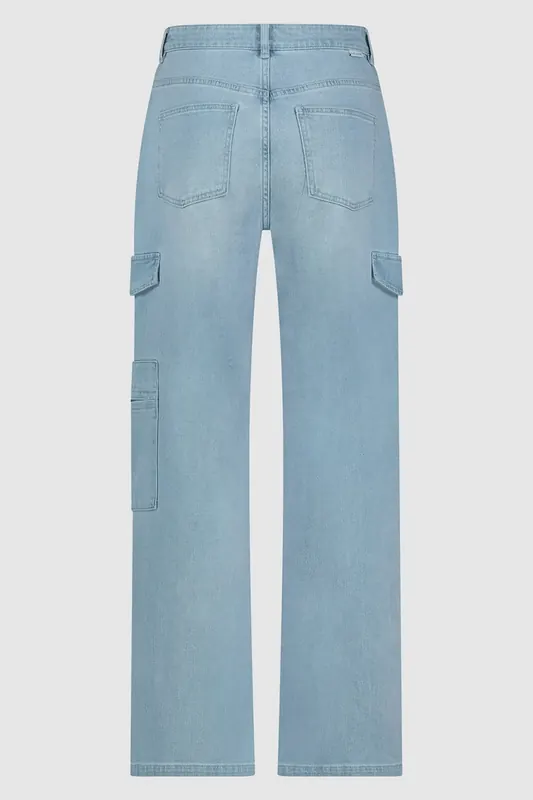 Circle of Trust Nela Worker Light French Blue Maat: 6Y | Spijkerbroeken Outlet | kids | Blauw