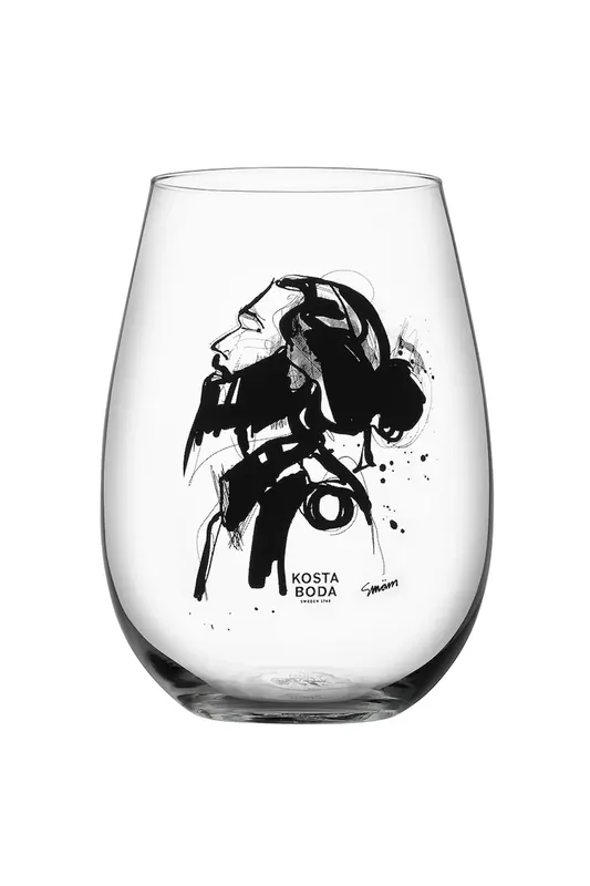 Kosta Boda zestaw szklanek Love Him 570 ml 2-pack