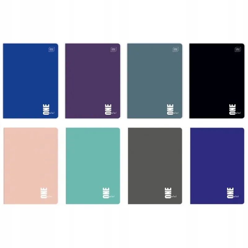 Zeszyt A5 60 Kartek w Kratkę One Color Interdruk zestaw 10 sztuk