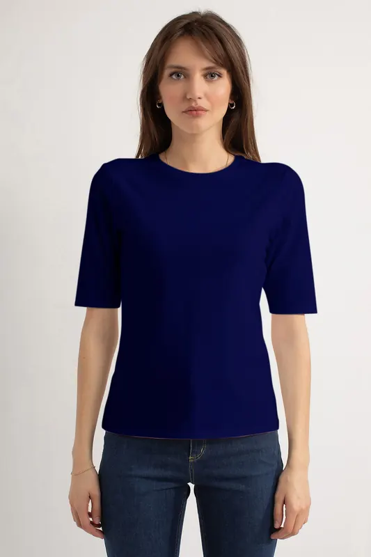 Josephine & Co Hazel Ms T-shirt Navy Maat: S | Tops Outlet | Dames | Blauw