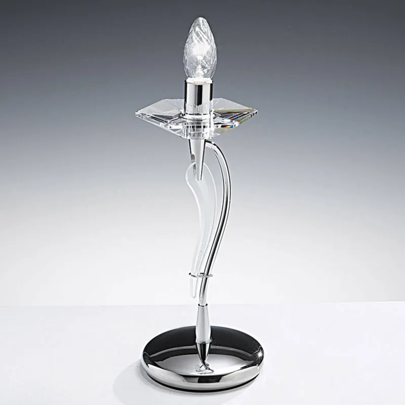 Lampa stołowa ICARO 1-punktowa kryształowe szkło