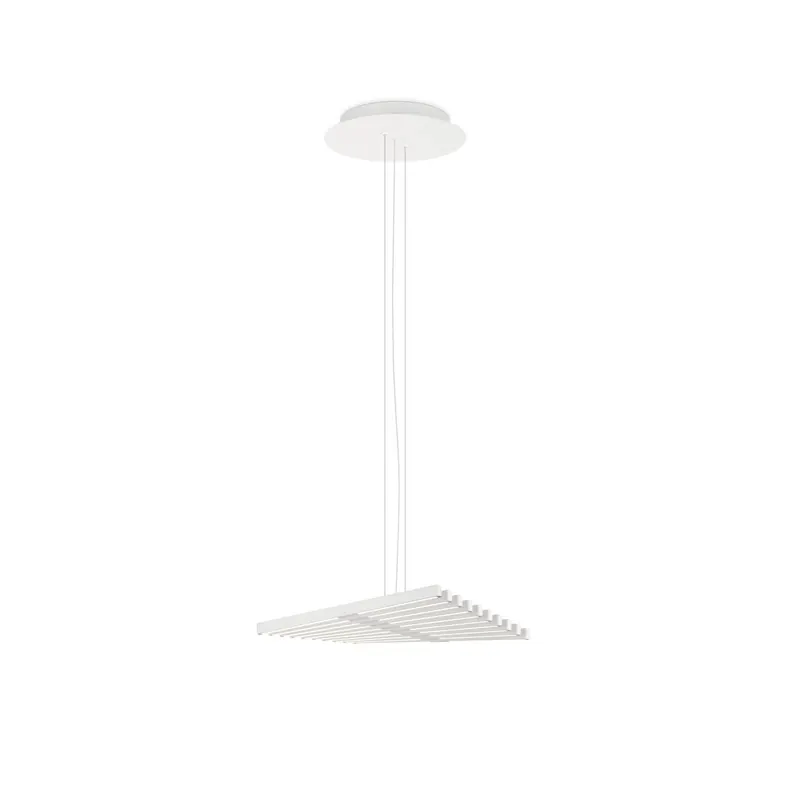 Żyrandol LED Vibia RHYTHM, biały, 47 x 45 cm, 927 ściemniany