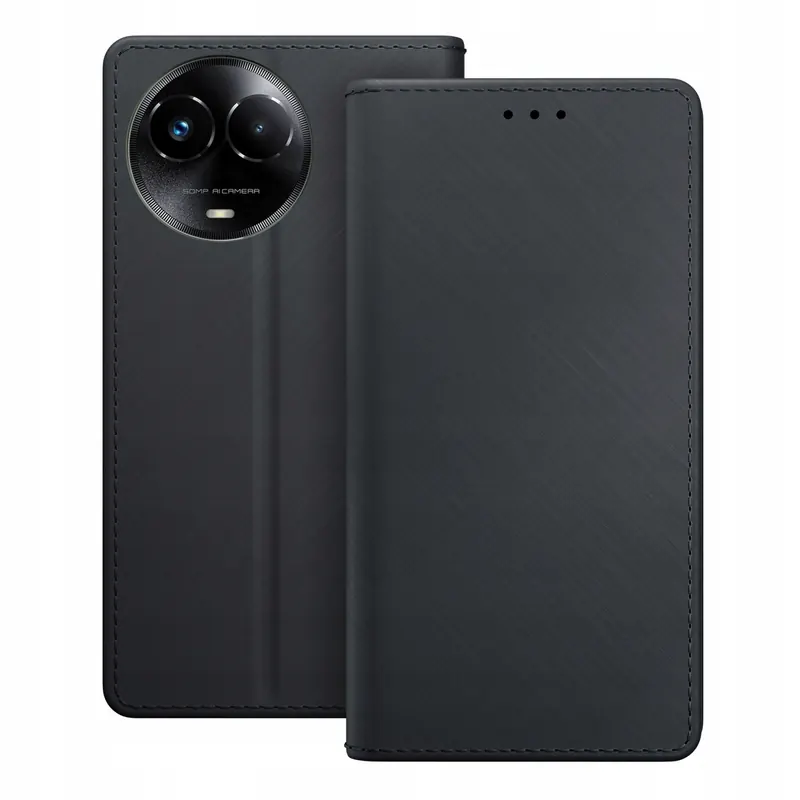 Etui z klapką 3mk Wallet Case na Realme C67 5G czarne 3mk Protection