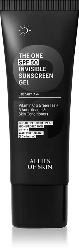 Allies of Skin The One Invisible Gel niewidoczny żel matujący SPF 50 90 ml