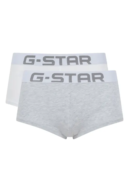 G-Star Faden Underwear Light Grey Marl/bright White Maat: L | Slipjes Outlet | Dames | Grijs