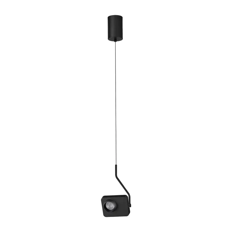 Czarna aluminiowa lampa wisząca LED z elastyczną konstrukcją/ze ściemniaczem Kedros – Nova Luce