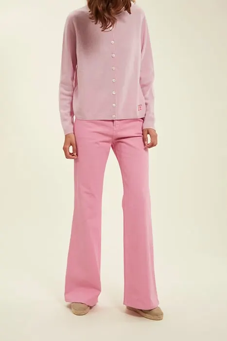 Ines de la Fressange Jane Jeans Pink Maat: 27 | Flared Jeans Outlet | Dames | Roze
