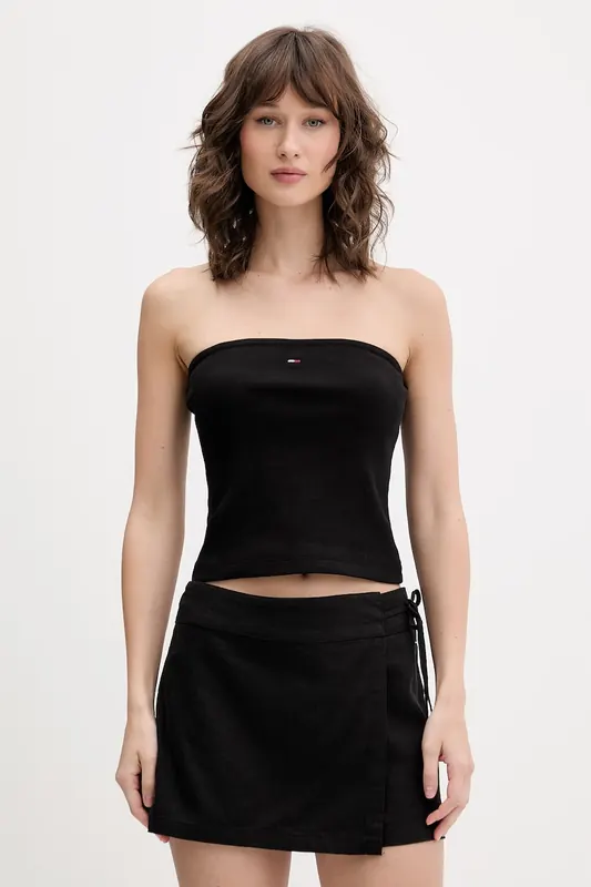 Tommy Jeans top damski z bawełną