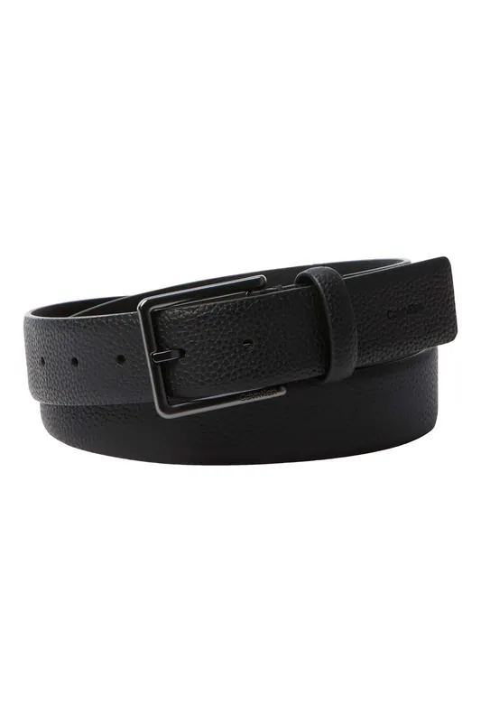Calvin Klein Casual Pin Buckle Belt Black/matte Gunmetal Maat: 95 | Riemen Outlet | Heren | Zwart