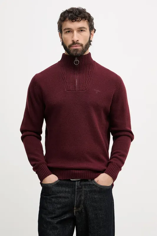 Barbour sweter męski wełniany