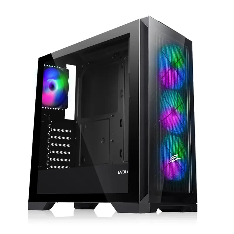 Počítačová Skriňa Evolveo Ptero Q2G Midi Tower čierna