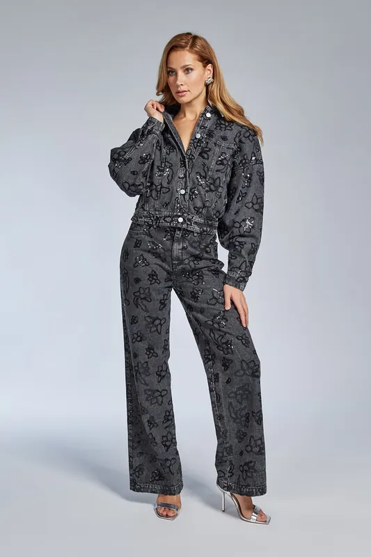 Freebird Melody Denim Black Maat: W25 | Flared Jeans Outlet | Dames | Zwart