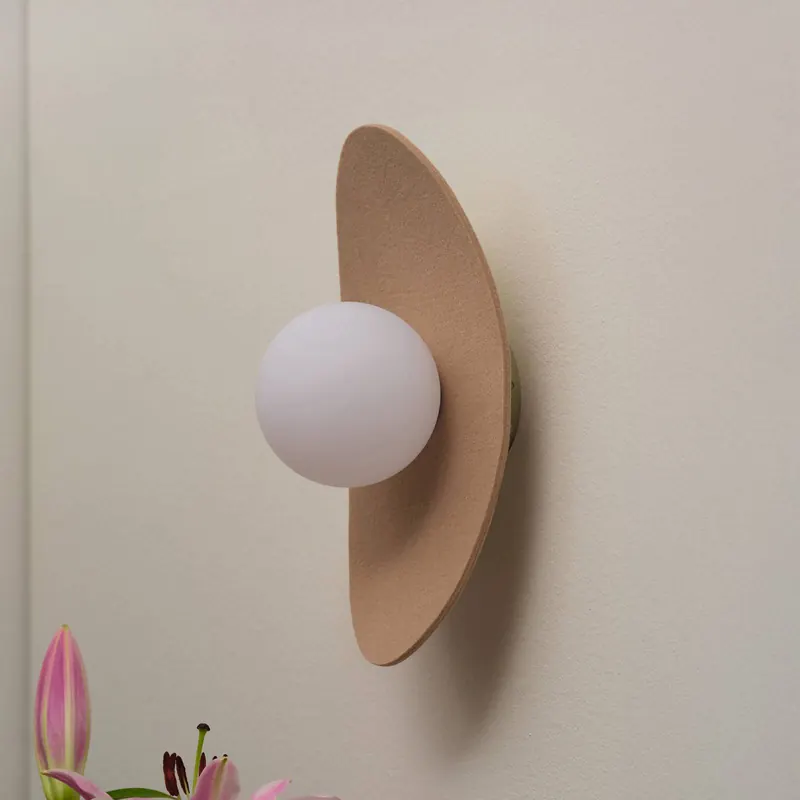 Kinkiet OSRAM Decor Pearl, beżowy, filc, G9