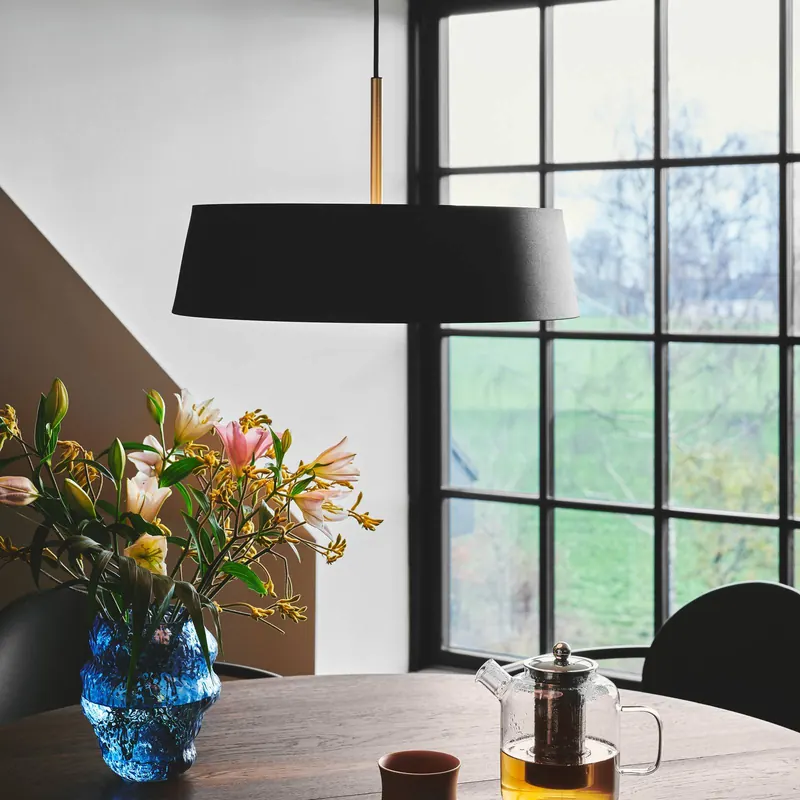 Lampa wisząca Clasi 45 czarna z dyfuzorami