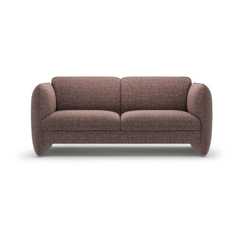 Brązowa sofa z tkaniny szenilowej 168 cm Georgia – Micadoni