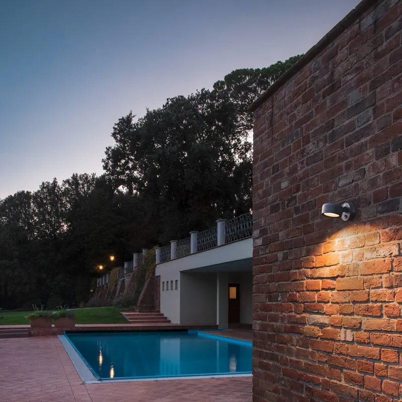 Kinkiet zewnętrzny LED SLV Eskina Spot Sensor, kolor antracytowy, regulacja