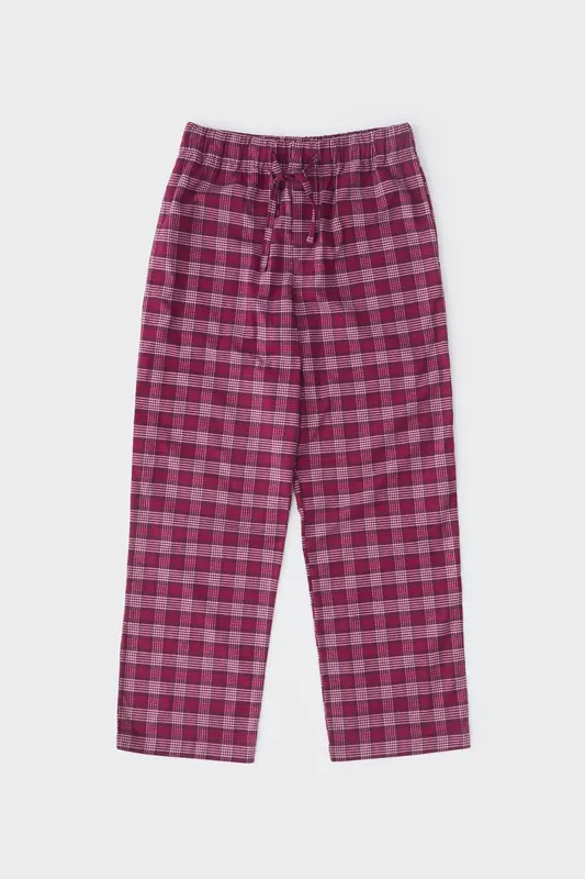 Tekla Unisex Flannel, Pyjamas Pants Deep Dream Maat: XL | Nachtmode Outlet | Unisex
