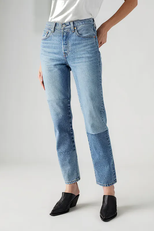 Levi's 501 Jeans Clean Craft Clean Craft Maat: W23L30 | Straight Jeans Outlet | Dames | Blauw