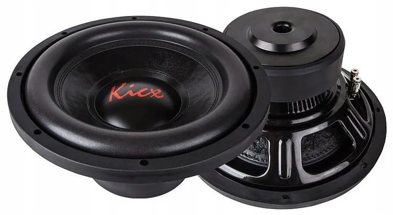 Kicx ZM-12 Subwoofer do auta Basový 30 cm 12 palcov 350 W Rms 2x2Ohm