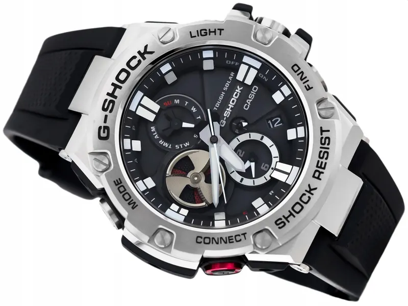 Męski Zegarek Casio GST-B100-1AER G-shock G-steel